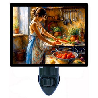 Heirloom Tomatoes Night Light Kitchen Cooking Rustic Home Decor Lamp + Free Insert