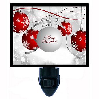 Merry Christmas Ornament. Decorative Photo Night Light.