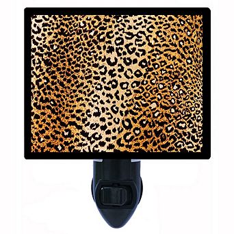 Leopard Print. Decorative Photo Night Light.
