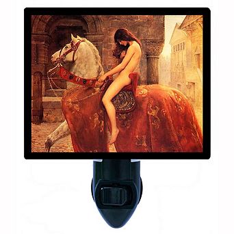 Lady Godiva. Old Masters Decorative Photo Night Light.