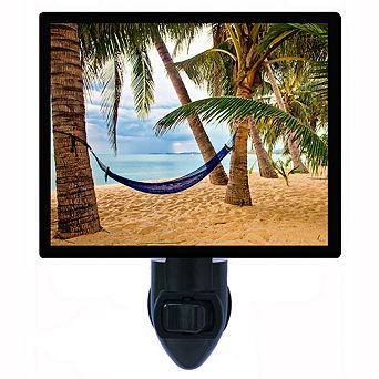 Vacancy. Tropical Decorative Photo Night Light.