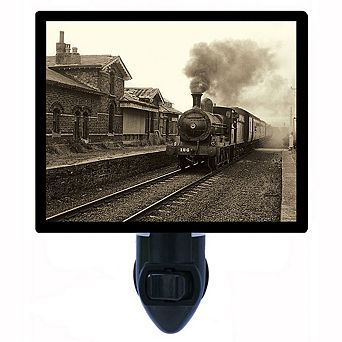 Steam Train To Edlington Station. Train Decorative Photo Night Light.