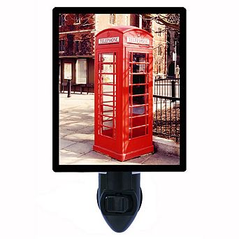 Telephone Booth. Decorative Photo Night Light.