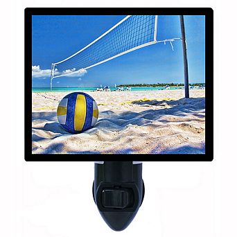 Vollyball. Sports Decorative Photo Night Light.