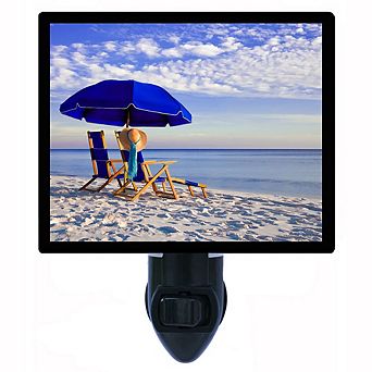 Postcard Perfect. Tropical Beach Decorative Photo Night Light.