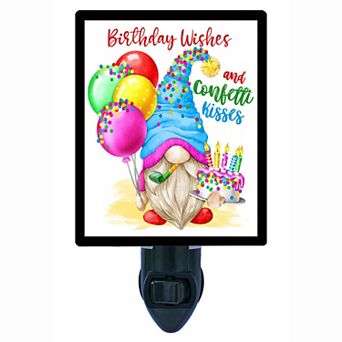 Gnome Decorative Photo Night Light. Birthday Gnome.