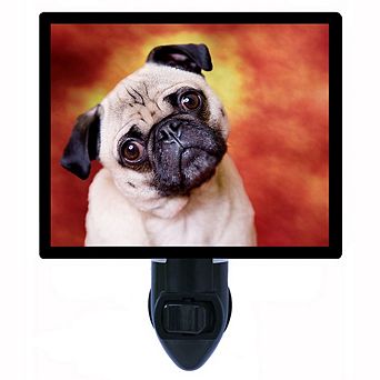 Wookie. Pug Decorative Photo Night Light.