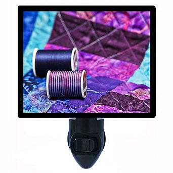 Quilting Thread. Decorative Photo Night Light.