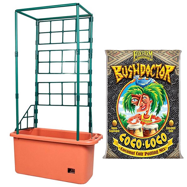 Hydrofarm 10gal Gardener w/Trellis & FoxFarm Bush Doctor Coco Loco Soil