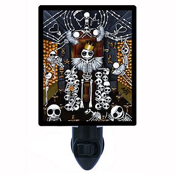El Dia De Los Muertos. Day of the Dead Decorative Photo Night Light.