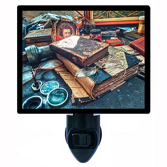 Vintage Books. Decorative Photo Night Light.