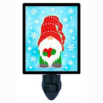 Gnome Decorative Photo Night Light. Christmas Gnome.