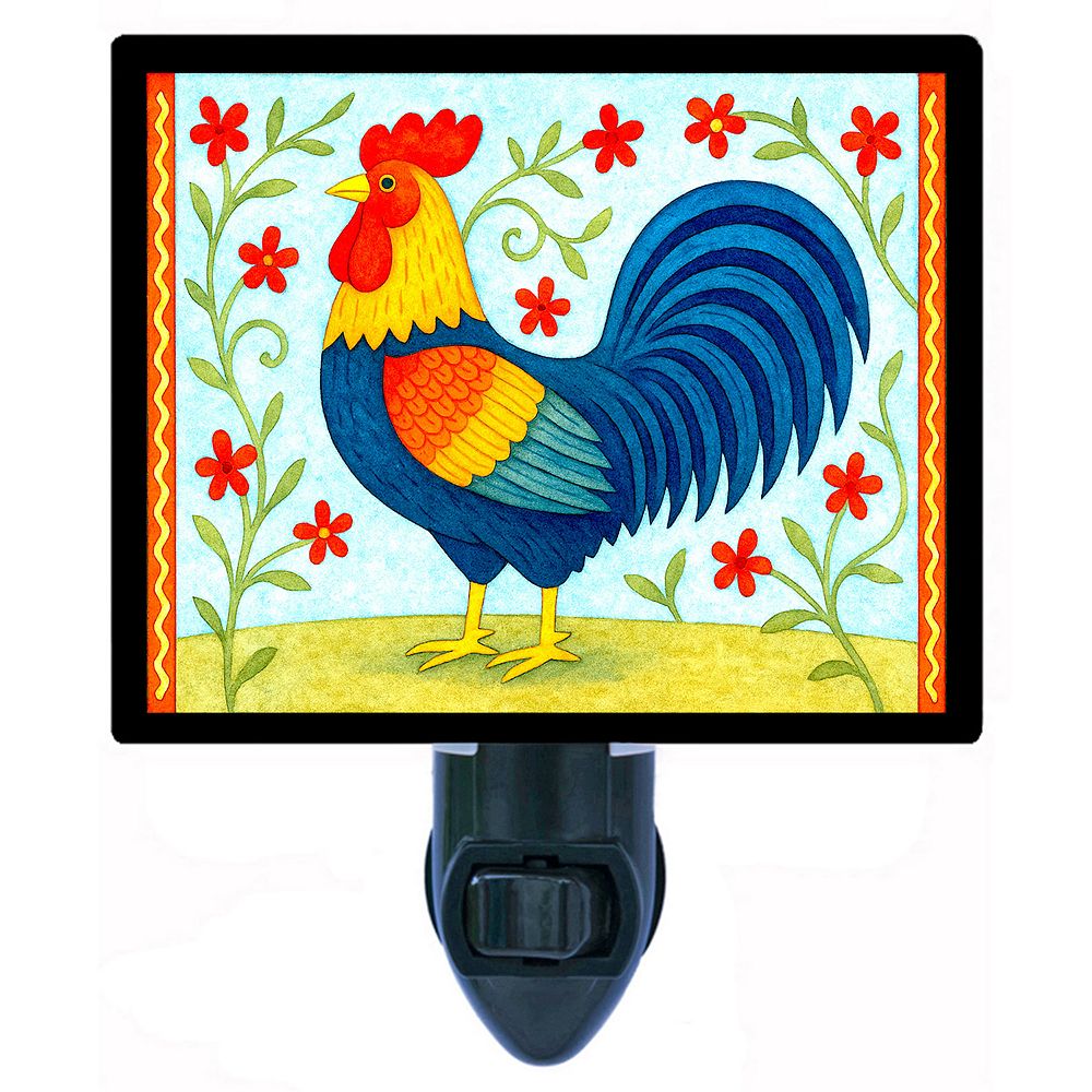 The Morning Herald Rooster Night Light Farmhouse Kitchen Décor with ...