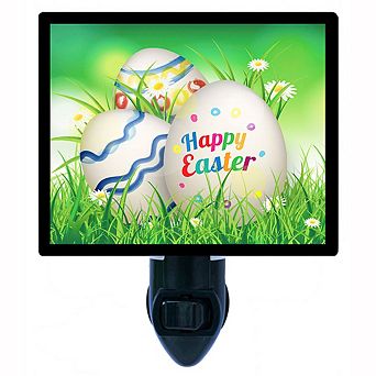 Easter Egg Hunt. Decorative Photo Night Light.