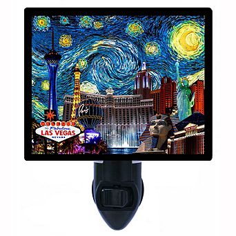 Las Vegas Lights. Decorative Photo Night Light.