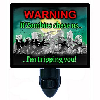 Zombies. Decorative Photo Night Light.