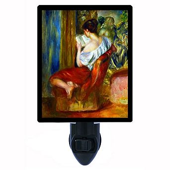 Reading Woman. Old Masters Decorative Photo Night Light.