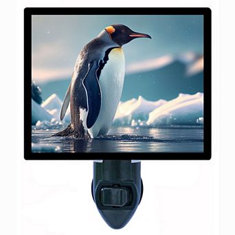 Decorative Photo Night Light. Penguin.