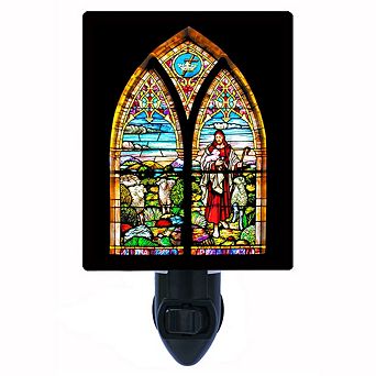 The Good Shepherd. Religious Decorative Photo Night Light.