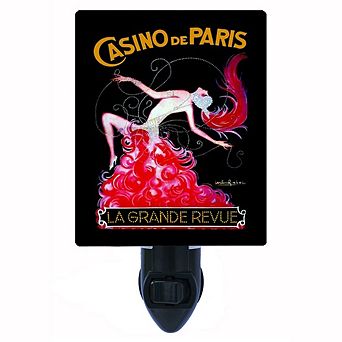 Casino De Paris. Vintage Decorative Photo Night Light.