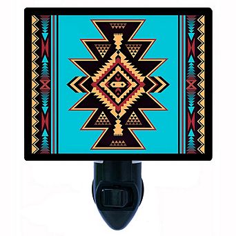 Native American Pattern. Decorative Photo Night Light.