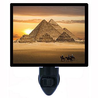 Pyramid Fantasy. Decorative Photo Night Light.