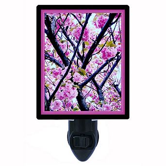 Cherry Blossoms. Decorative Photo Night Light.