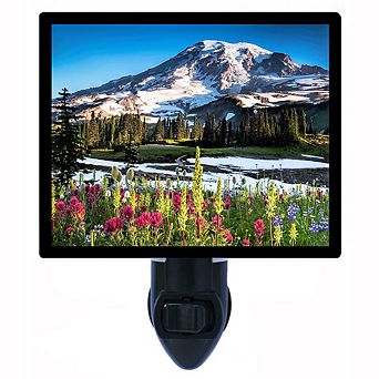 Paradise Ridge. Landscape Decorative Photo Night Light.