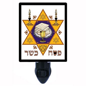Passover. Jewish Decorative Photo Night Light.