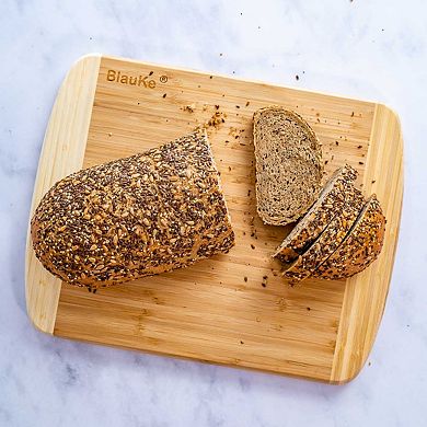 Large Wooden Cutting Board for Kitchen - Wooden Chopping Board with Juice Groove