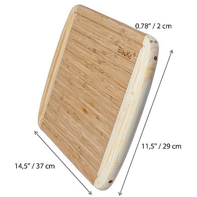 Large Wooden Cutting Board for Kitchen - Wooden Chopping Board with Juice Groove