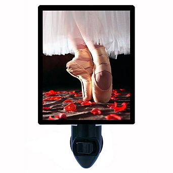 Ballet And Roses. Decorative Photo Night Light.