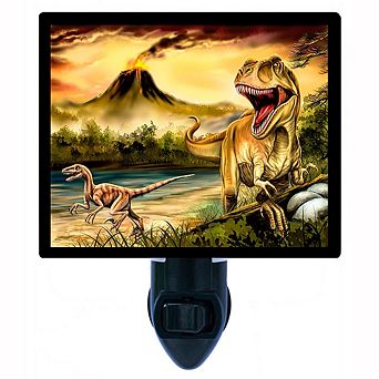 Dinosaurs. Decorative Photo Night Light.