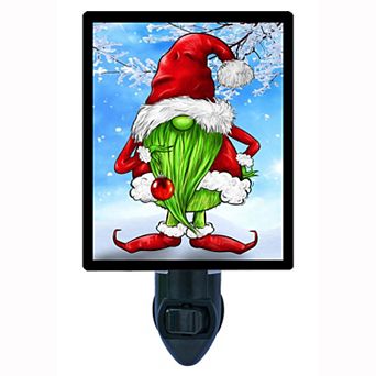 Gnome Decorative Photo Night Light. Grinch Gnome.