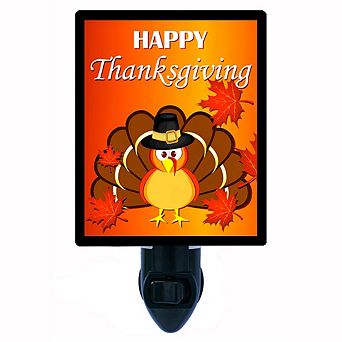 Happy Thanksgiving. Decorative Photo Night Light.