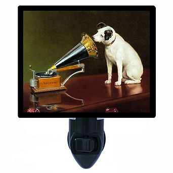 His Master's Voice. Decorative Photo Night Light.
