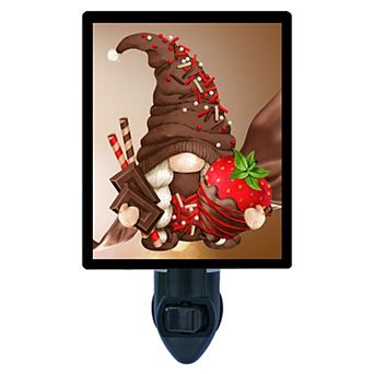 Gnome Decorative Photo Night Light. Chocolate Gnome.