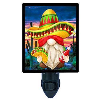 Gnome Decorative Photo Night Light. Taco Gnome.