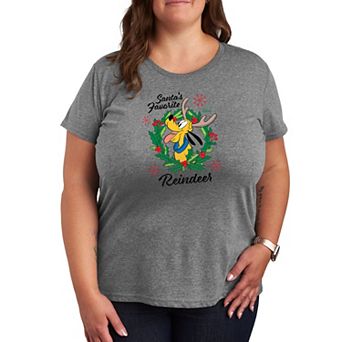 Disney's Pluto Plus Santa's Favorite Reindeer Graphic Tee