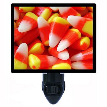 Candy Corn. Decorative Photo Night Light.