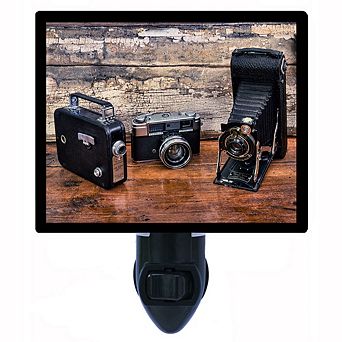 Vintage Cameras. Photography Decorative Photo Night Light.