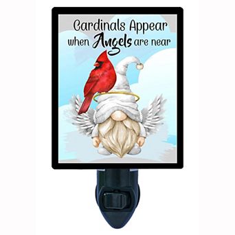 Gnome Decorative Photo Night Light. Angel Gnome.