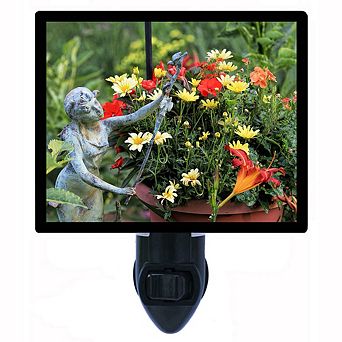 Fairy Garden. Decorative Photo Night Light.