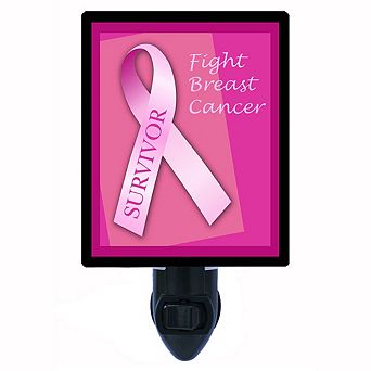 Breast Cancer. Decorative Photo Night Light.
