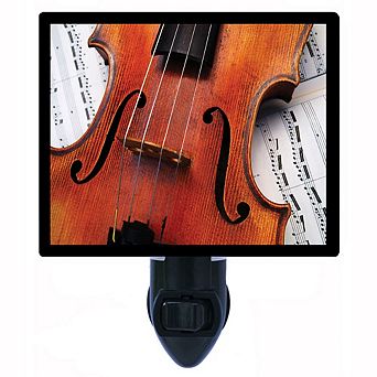 Violin. Music Decorative Photo Night Light.