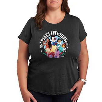Disney Princess Plus Merry Everything Graphic Tee