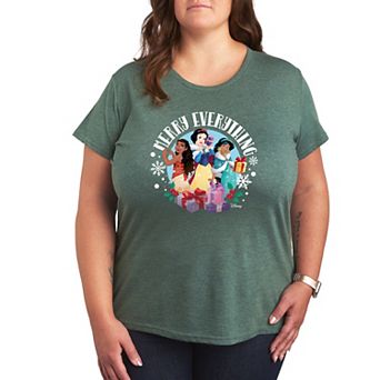Disney Princess Plus Merry Everything Graphic Tee