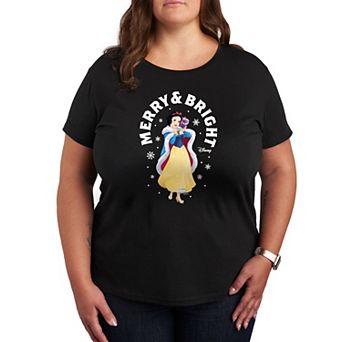 Disney Princess Snow White Plus Merry And Bright Snow Graphic Tee