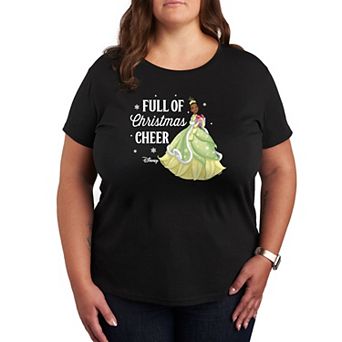 Disney Princess Tiana Plus Full Of Christmas Cheer Graphic Tee