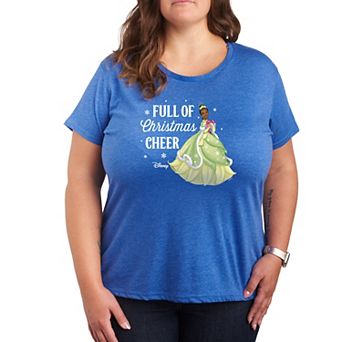 Disney Princess Tiana Plus Full Of Christmas Cheer Graphic Tee